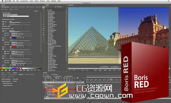 3D合成字幕特效插件 Boris RED 5.5.10 支持Adobe CC, Avid 8, Vegas Pro 13, Edius 7