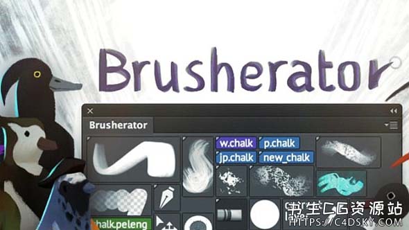 PS笔刷管理面板插件Brusherator 1.7.2 Plug-in for Photoshop CC – 2020 Win/Mac