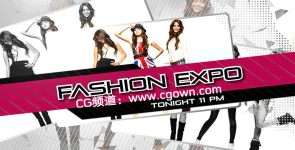 AE工程-时装博览会相片模板fashion expo