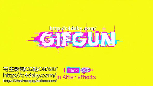  GifGun V1.6.2 Win/Mac一键创建输出GIF动图插件脚本版,支持AE CC 2018