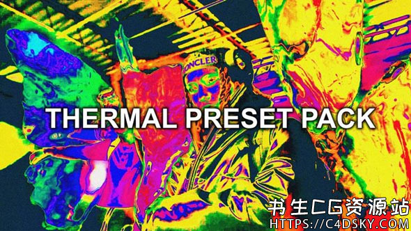 AE/PR预设-红外热成像效果光学特效制作工具 Bryan Delimata THERMAL PRESET PACK