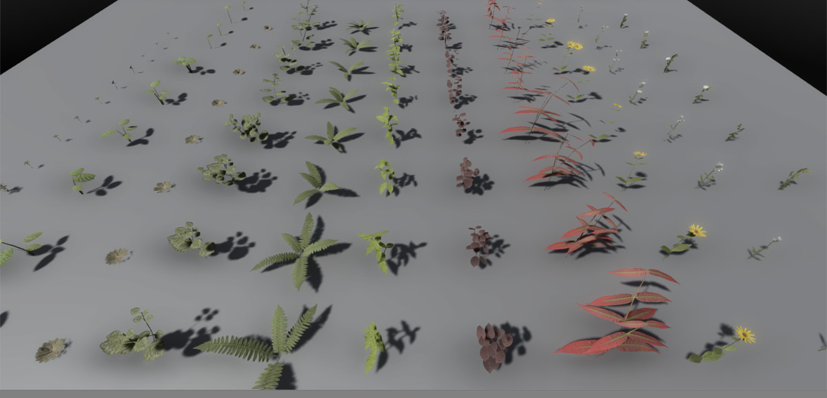 PBR Plant Pack Volume 2 - Unity PBR植物3D包