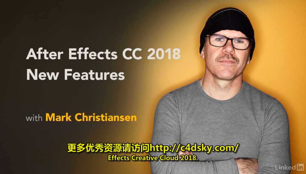 AE CC 2018新功能特性全面介绍教程Lynda – After Effects CC 2018 New Features 含英文字幕 免费下载