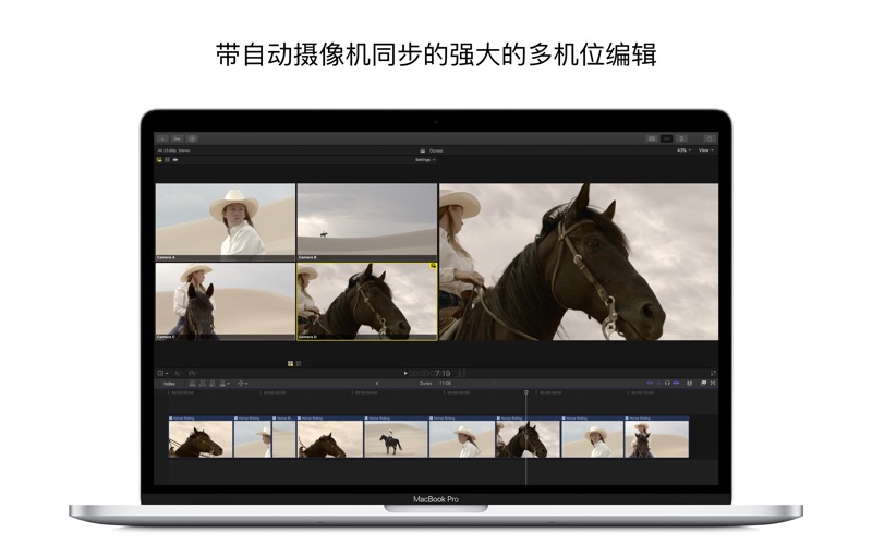 FCPX 10.4苹果视频剪辑软件Apple Final Cut Pro X 10.4 Mac （中文/英文/多语言版）免费下载