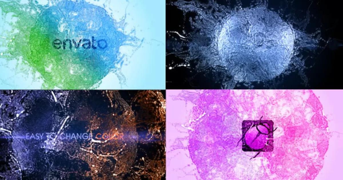 飞溅标志-粒子效果AE视频模版Splash Logo – Particle Effect 11插图