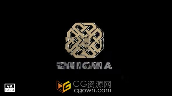 Glitch Logo PR模板故障特效动画视频片头