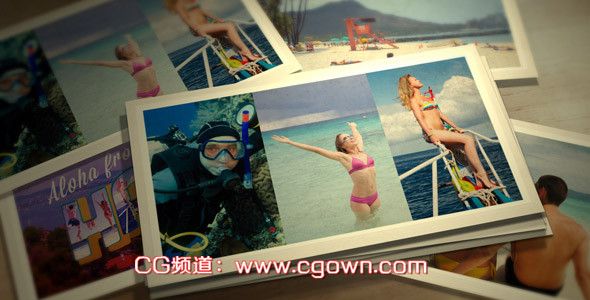 AE模板Videohive -旅游卡片展示Travel Postcards