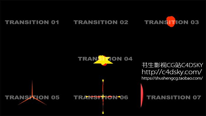 AE模板-4K分辨率二维FX水流火焰烟雾气泡动漫卡通泡沫综艺节目字幕动画元素模板