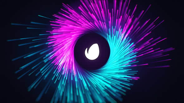 Particle Logo Streak