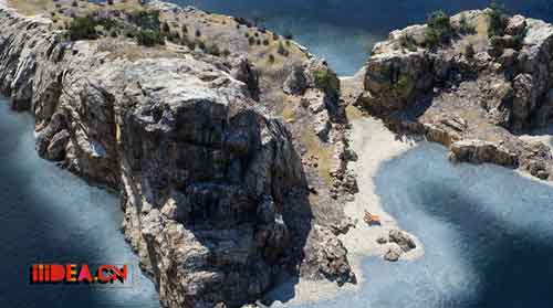 虚幻引擎UE4海岸悬崖岩石模型Modular Cliffs For 4.23