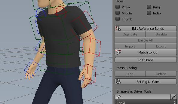 一键智能绑骨角色绑定Blender中文版插件 Auto-Rig Pro v3.67.21