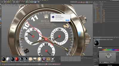 C4D手表纹理制作