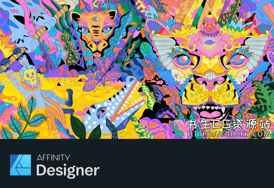 中文注册版-矢量图形设计软件Serif Affinity Designer 1.9.0.932 Final Win/Mac