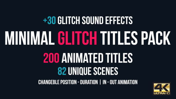 Minimal Glitch Titles