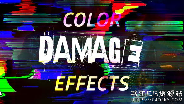 Pr预设-画面干扰划痕损坏色彩分离失真效果prfpset预设 Color Damage Effects Presets