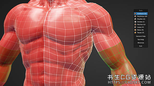 Blender插件-三维模型自动拓扑插件Blender Market – Retopoflow v3.2.6 Retopology Tools For Blender