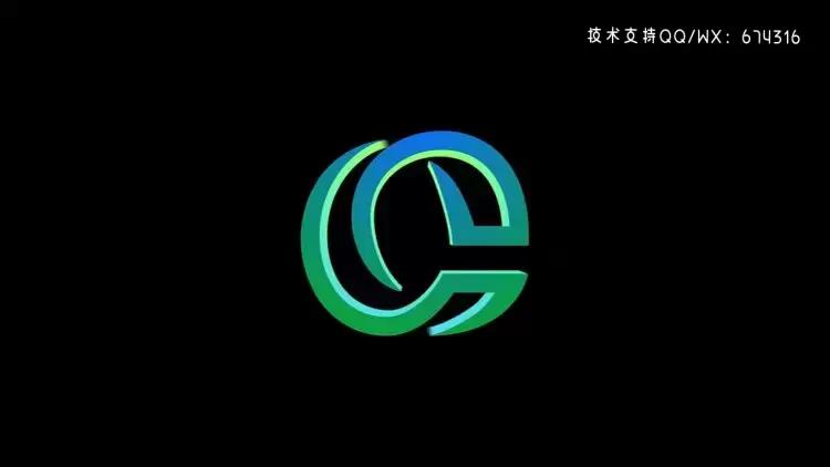 挤压LOGO标志动画PR模板视频下载插图