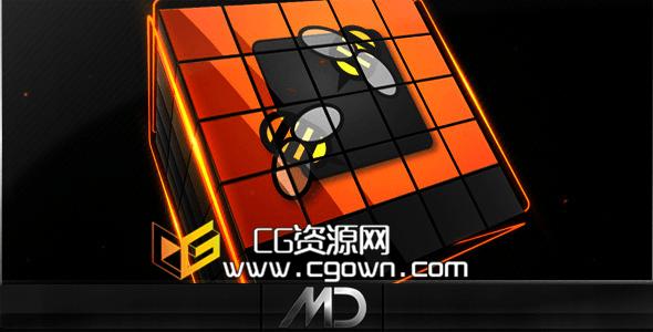 立方体魔方标志动画 VideoHive Cubes Logo Reveal Pack AE模板