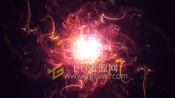 AE模板星辰粒子特效演绎标志动画LOGO片头工程文件