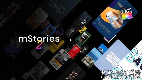 中文汉化版FCPX插件-65组社交媒体竖屏图文故事包装动画预设 MotionVFX mStories 2 + 使用教程