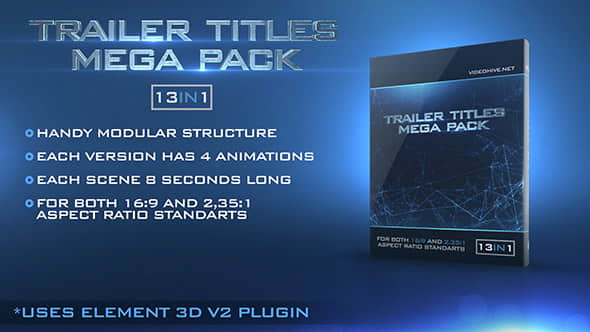 Trailer Titles Pack