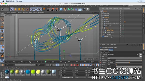 C4D R20基础入门学习视频教程Lynda Learning Cinema 4D R20