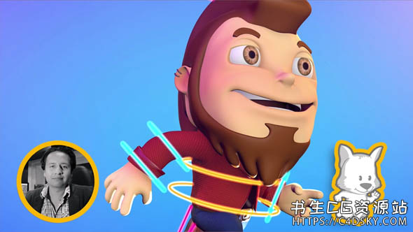 8小时系统学习C4D三维角色绑定大师班教程3D character rigging for animation in Cinema 4D Masterclass