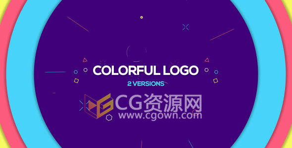 AE模板图形设计动画标志演绎片头LOGO标题展示效果 免费下载