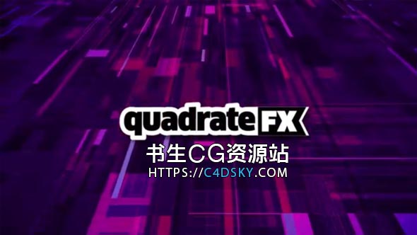 矢量矩形图案随机生成AE脚本 Quadratefx v1.0 Win/Mac版