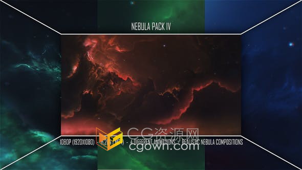 4组宇宙星云动态背景视频素材Nebula Pack