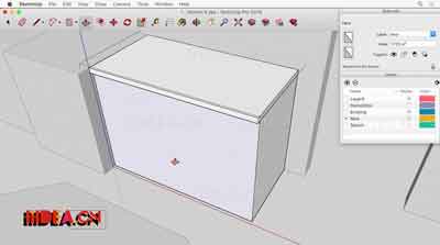 SketchUp Pro厨房建模