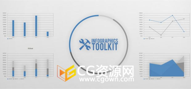 AE脚本 Infographics Toolkit v1.03 数据信息图表工具 带视频教程