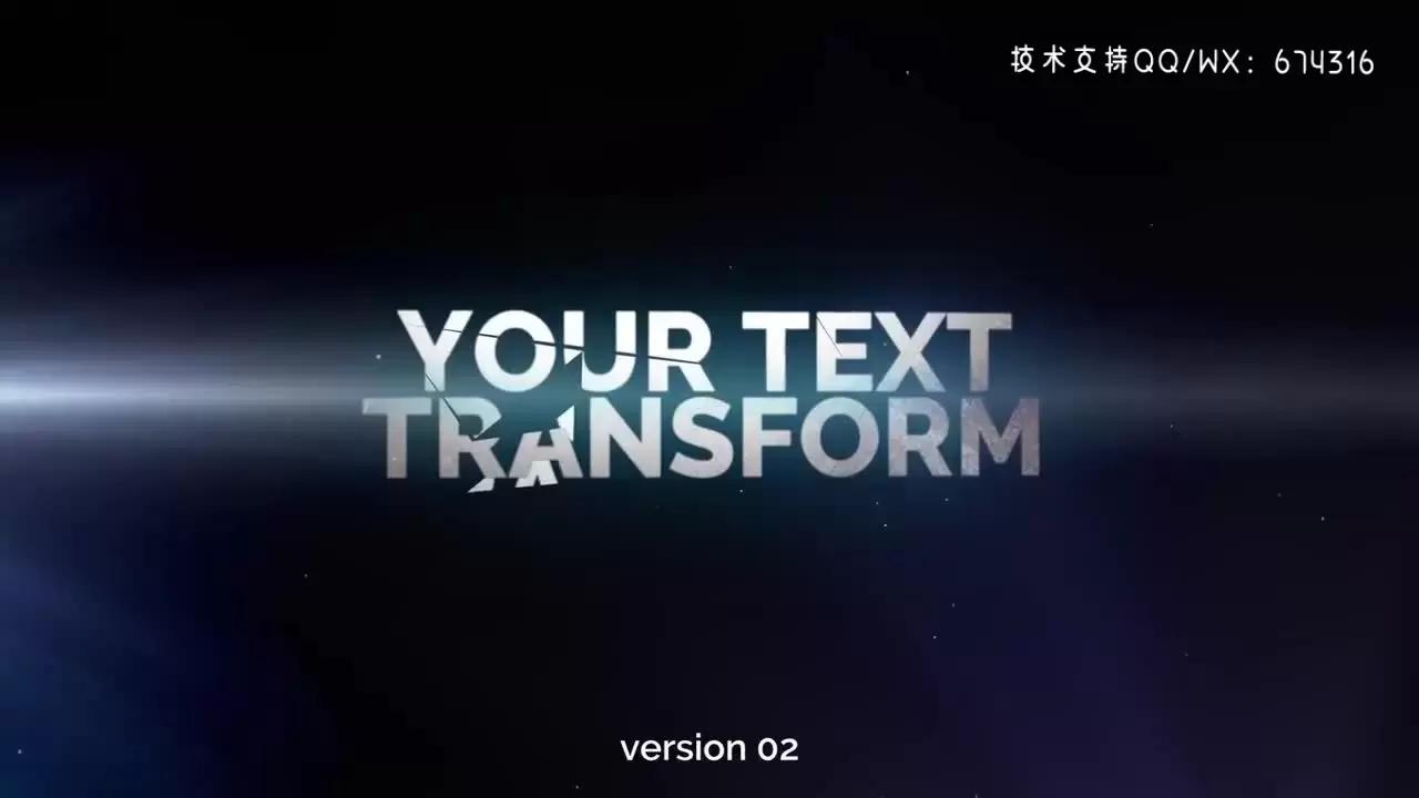 现代高科技风格演示文稿logo转换PR模板视频下载插图