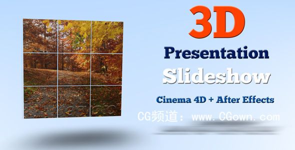 3D演示幻灯片Videohive 3D Presentation Slideshow C4D与AE工程