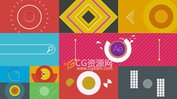 AE教程 创建动态图形运动MG动画&广告视频 AfterEffects教程