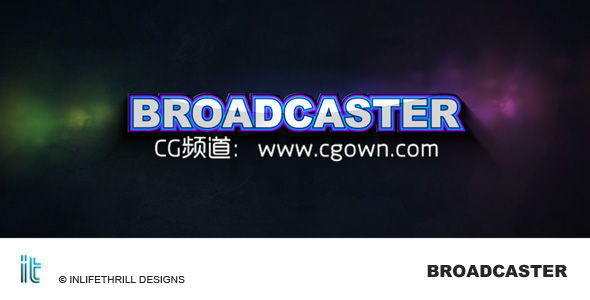 概念和创意时尚包装Videohive BroadCaster AE模板