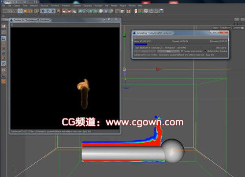 C4D-TurbulenceFD流体插件实例教程