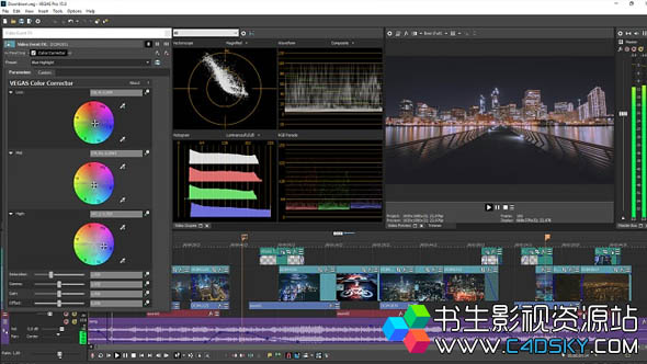 一键安装版MAGIX VEGAS Pro 16.0.0.248 Suite Win专业非编剪辑软件 含VEGAS插件包