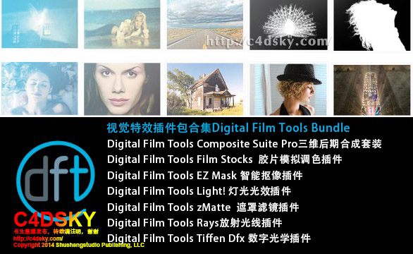 【Mac版本】视觉特效插件包合集Digital Film Tools Bundle 2016.1月份更新 Mac OS X 免费下载