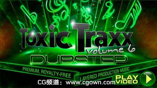 DJ音乐素材Digital Juice Toxic Traxx Collection6 Dubstep