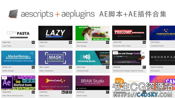 实用AE脚本/插件合集After Effects Scripts & Plugins Bundle 2019.5.1更新