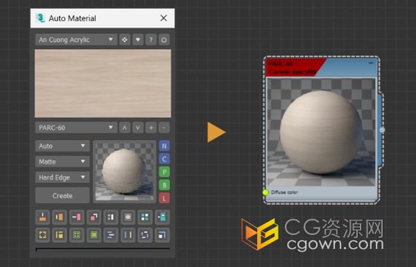 3ds Max插件Auto Material v1.81材质预设库