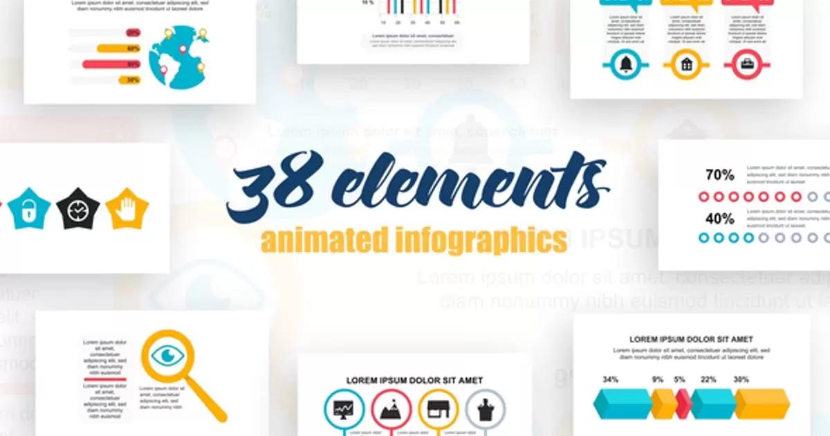 统计学信息图表第27卷AE视频模版Statistic Infographics Vol.27插图