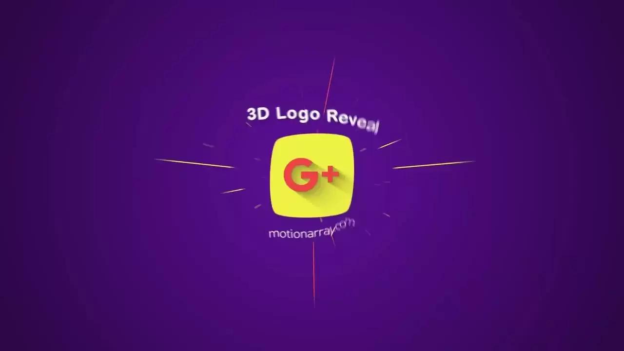 3D广告LOGO标志显示AE模板插图