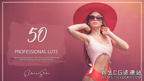 50组ins糖果色调风格电影级LUT调色预设50 Candy LUTs and Presets Pack