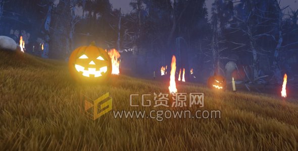 Halloween万圣节活动简介视频片头制作下载AE模板