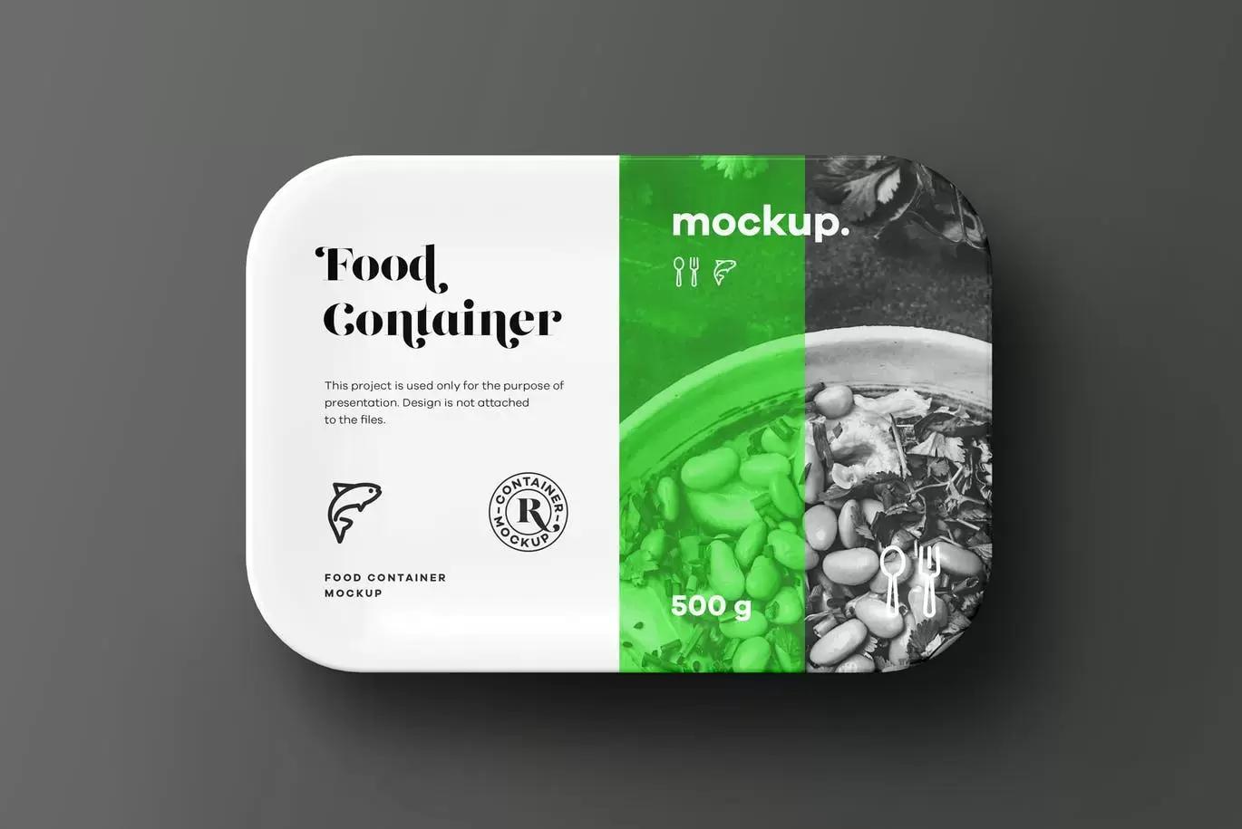 高品质的外卖食品包装设计VI样机展示模型mockups免费下载插图3