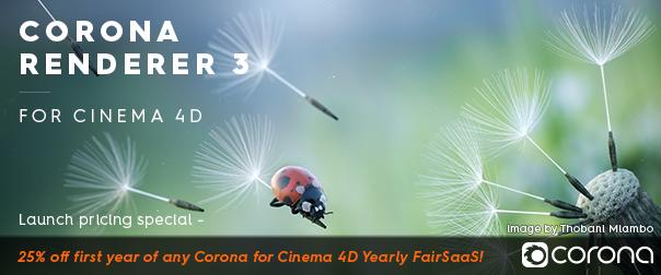 C4D实时交互渲染器Corona Renderer 3 for Cinema 4D正式发布了+新功能介绍