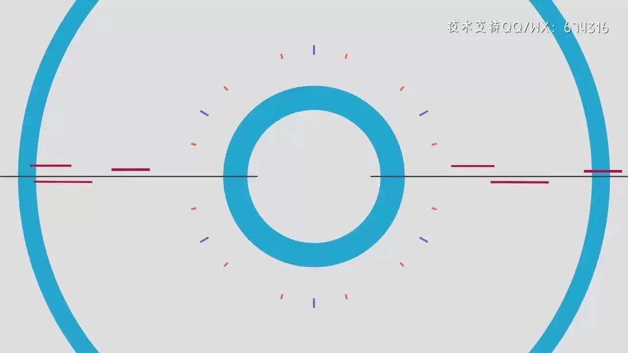 企业建筑形状LOGO标志显示PR模板视频下载插图