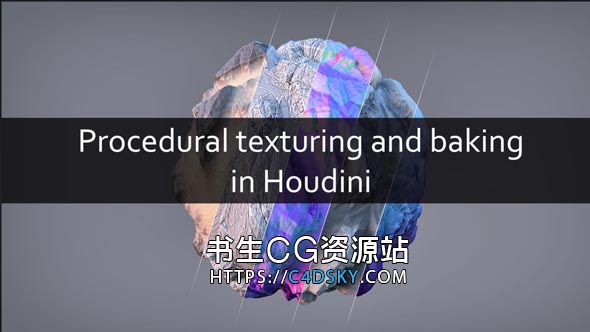 Houdini程序纹理烘焙案例教程Rohan Dalvi Procedural Texturing and Baking in Houdini